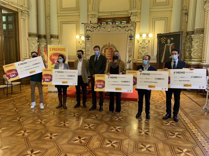 Los galardonados con los premios Ingenia Valladolid.