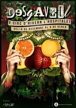 Cartel del V Circ d'Hivern de Hospitalet de Llobregat (Barcelona).