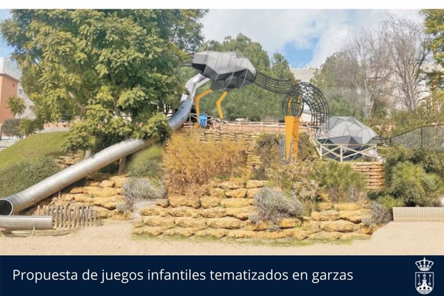Propuesta temáticas de garzas para el Parque Centro de Alcalá de Guadaíra.