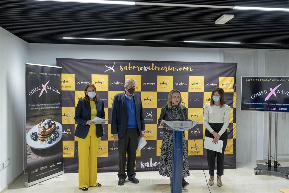 La Diputación Provincial de Almería presenta el I Salón Gastronómico Ciudad de Vera Comer X Navidad