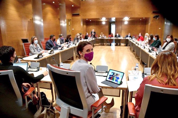 La ministra de Igualdad, Irene Montero, preside la Conferencia Sectorial de Igualdad en el Senado