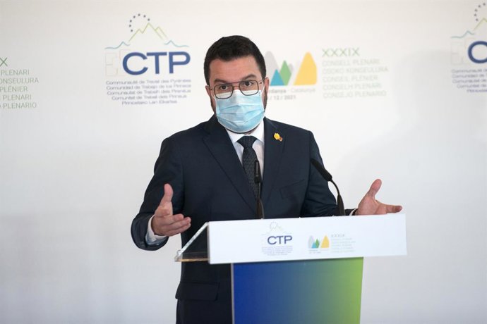 El president de la Generalitat, Pere Aragons