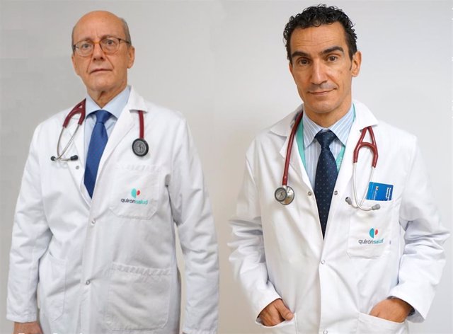 Los doctores Calvo y Fuertes.