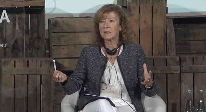 Archivo - La sugboernadora del Banco de España, Margarita Delgado, en la II Jornada de Finanzas Sostenibles organizada por Abanca.