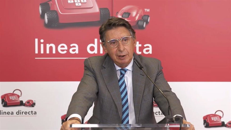 Archivo - El consejero delegado de Línea Directa, Miguel Ángel Merino, en la presentación de resultados del tercer trimestre.