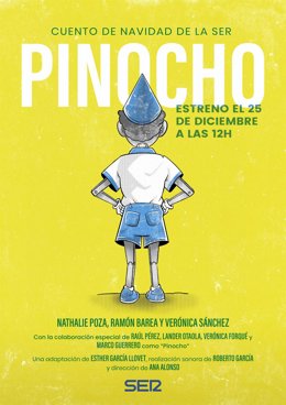 La SER dedica su Cuento de Navidad 2021 a la adaptación de 'Pinocho' con la colaboración de Verónica Forqué