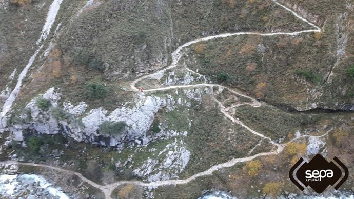 Rescate de montaña en Cabrales.