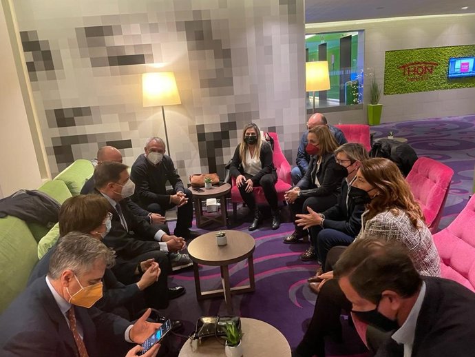 Crespo este lunes por la tarde en Bruselas.