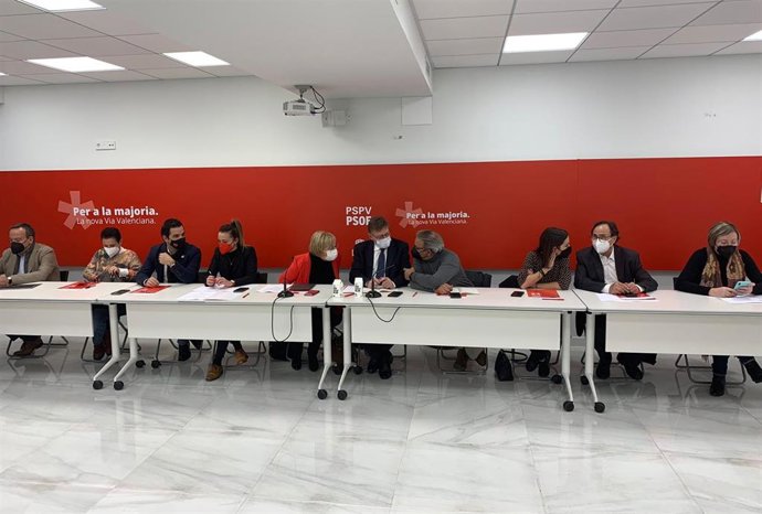 Reunión de la Comisión Ejecutiva Nacional (CEN) del PSPV-PSOE