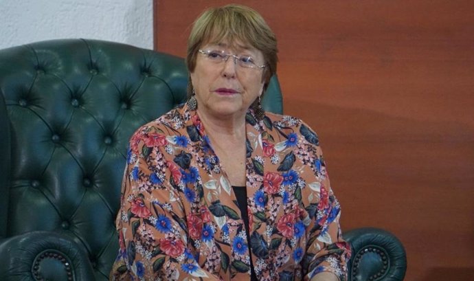 Archivo - La Alta Comisionada de Naciones Unidas para los DDHH, Michelle Bachelet, en su visita a Venezuela