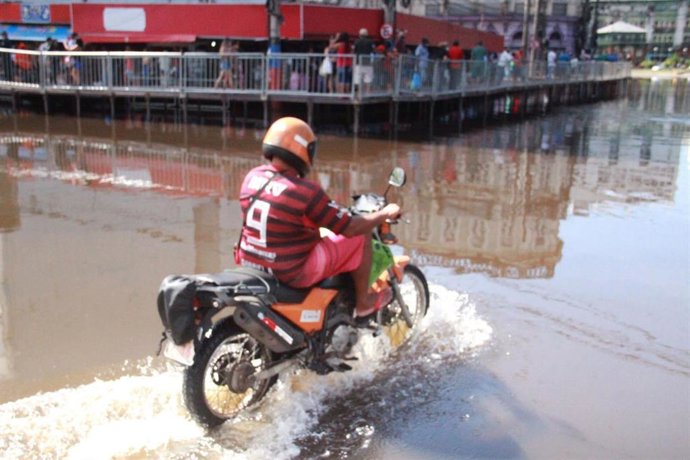 Inundaciones en Brasil.