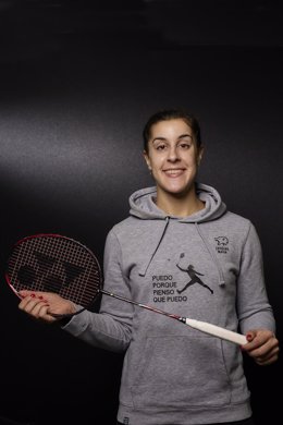 La jugadora de bádminton Carolina Marín.