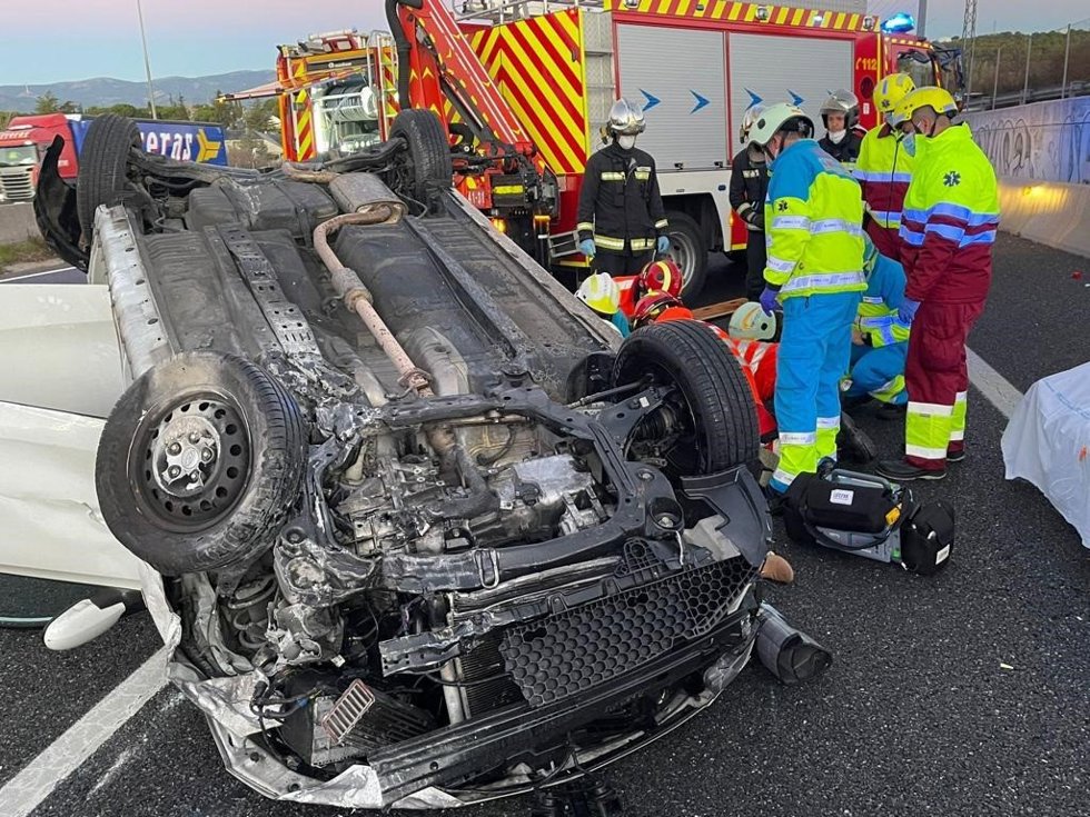 Accidente en la A6