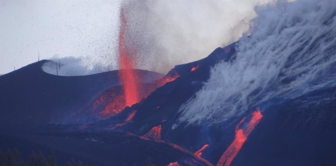 Nuevos centros de emisión en el volcán de La Palma