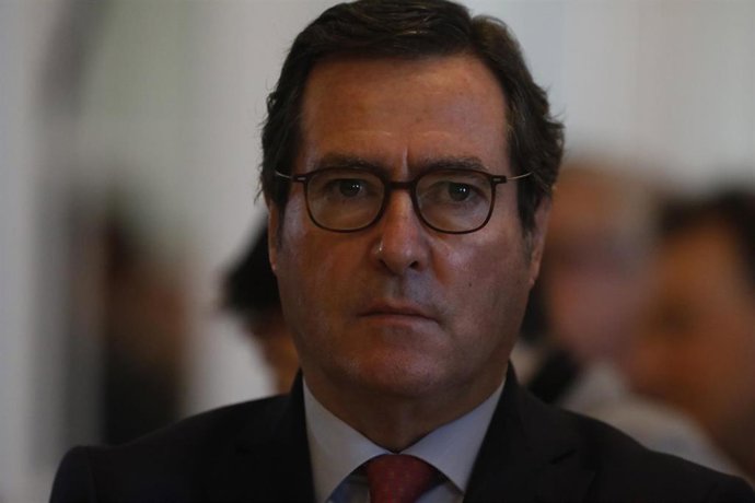 El presidente de la CEOE, Antonio Garamendi