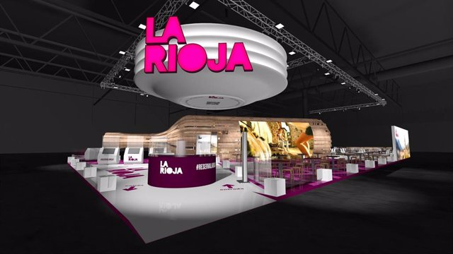 Archivo - Stand de La Rioja en Fitur 2020