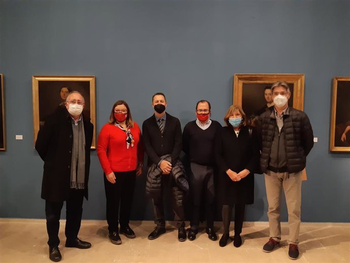 Inauguración de la exposición que conmemora el 150 aniversario de la muerte del pintor Agustí Buades Frau.