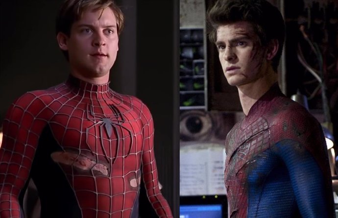 Tobey Maguire y Andrew Garfield en Spider-Man: No Way Home