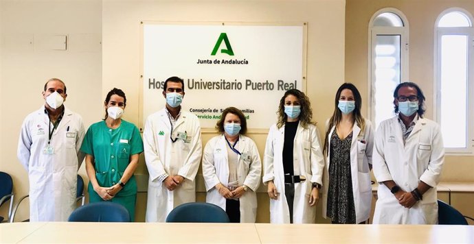 Profesionales del Hospital de Puerto Real.