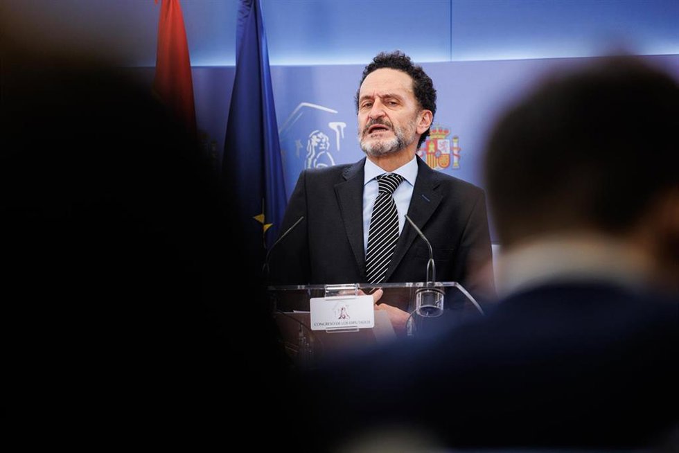 El vicesecretario general y portavoz nacional de Cs, Edmundo Bal,  interviene en una rueda de prensa