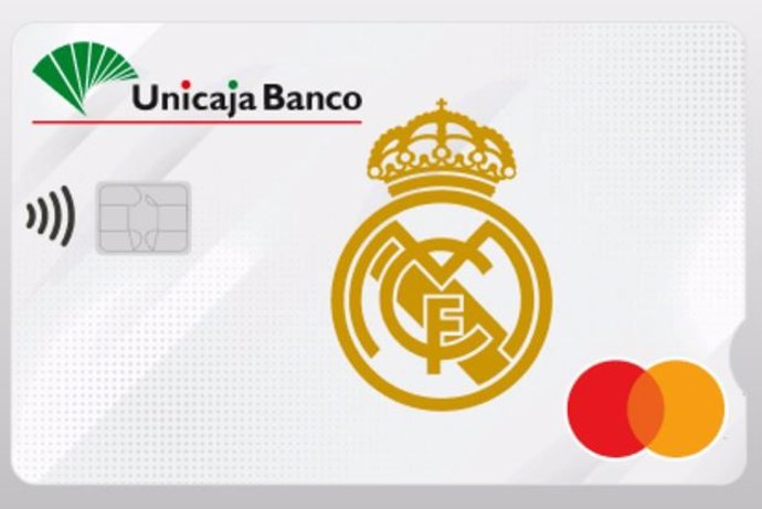 Archivo - Tarjeta de Crédito Real Madrid de Unicaja Banco