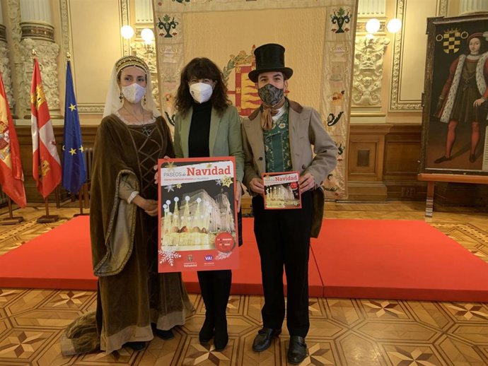 La concejal Ana Redondo, en la presentación de la programación de visitas teatralizadas navideñas.