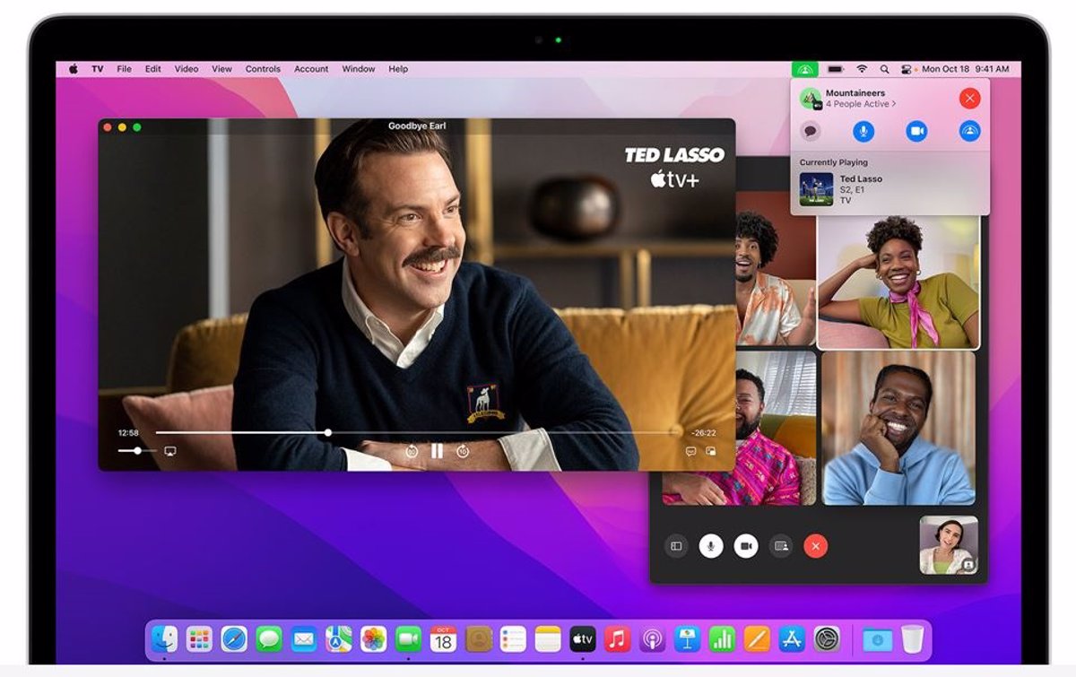 Apple brings SharePlay to macOS Monterey and delays the Universal Control tool until Q2 2022