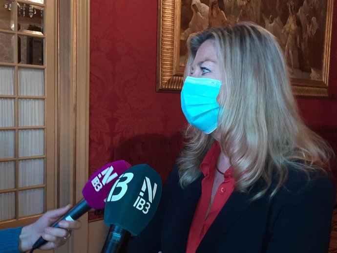 La consellera de Salud y Consumo, Patricia Gómez, durante sus declaraciones.