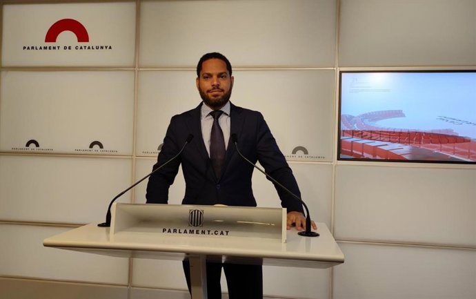 El líder de Vox en el Parlament, Ignacio Garriga.