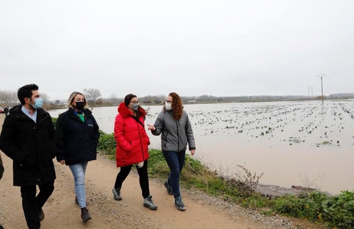 El Gobierno de La Rioja explora todas las vías de ayuda en apoyo a los municipios afectados por la crecida del río Ebro
