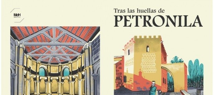 Portada del folleto editdo sobre la reina Petronila.