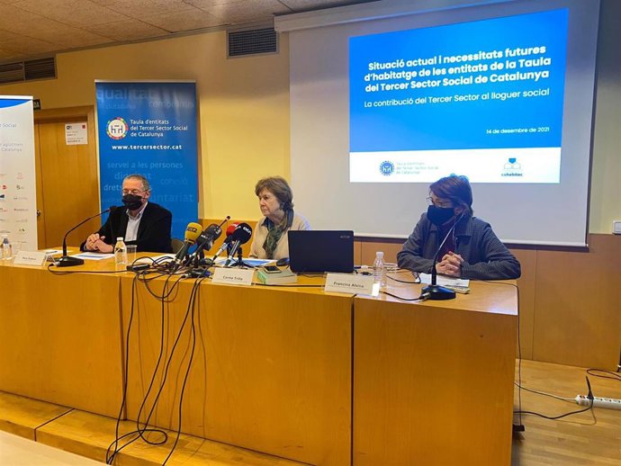 La Taula, junto con Cohabitac, presentan un estudio sobre las necesidades de vivienda social en el tercer sector
