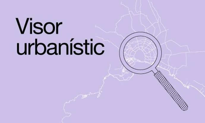 Cartel del visor urbanístico de Cort.