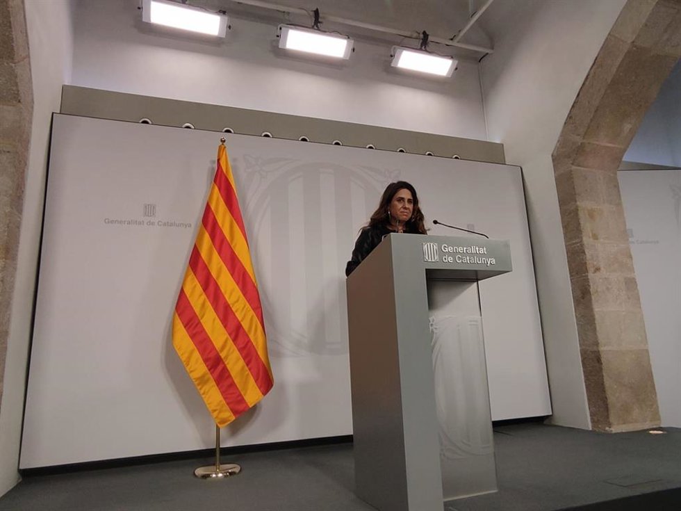 La portavoz del Govern, Patrícia Plaja.