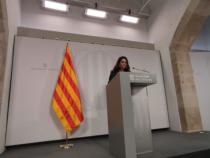 La portaveu del Govern, Patrícia Plaja
