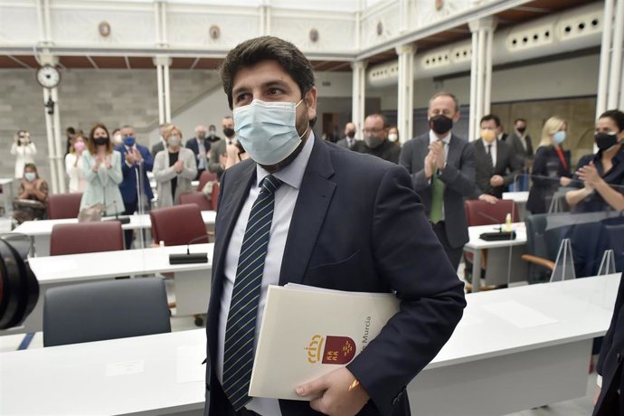 Archivo - El presidente de Murcia, Fernando López MIras