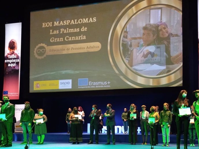 Entrega de los premios Erasmus+ a EOI Maspalomas