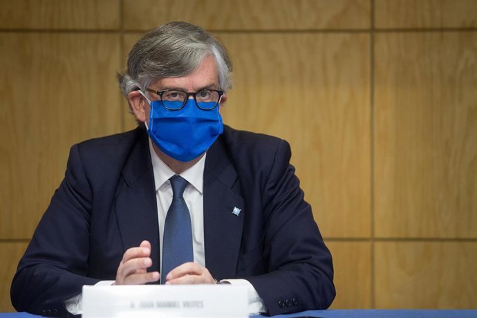 Archivo - El presidente de la CEG, Juan Vieites