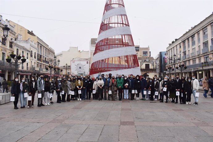 Alumnos de Polonia, Turquía, Rumanía y Macedonia que han a Ciudad Real para participar en un proyecto contra el bullying de Erasmus+