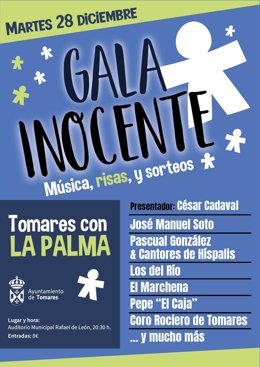 Cartel de la Gala Inocente de Tomares (Sevilla)
