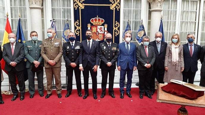 Toma de posesión de Andrés Martín como jefe superior de la Policía Nacional en Andalucía Occidental.