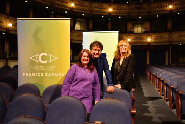Presentación de los nominados en la primera edición de los Premios Carmen del Cine Andaluz.