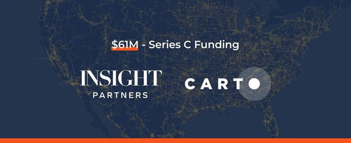 Carto cierra una ronda de inversión de 61 millones de dólares (54 millones de euros)