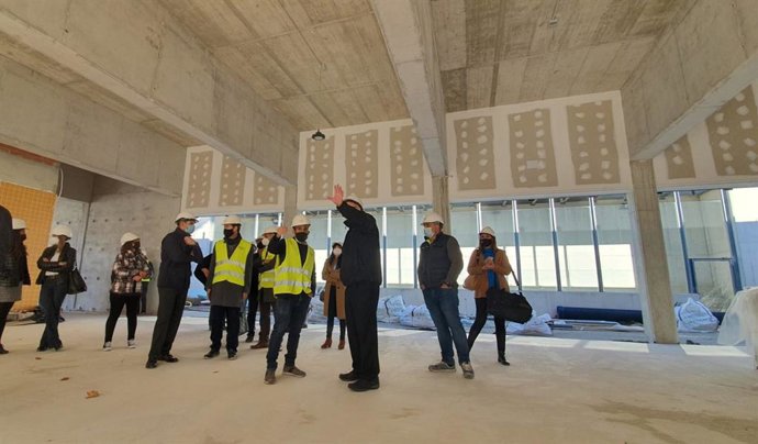 Marz indica que las obras del nuevo CEIP El Bracal de Muro "están en el tramo final de construcción"