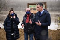 Pedro Sánchez confirma que se declarará zona catastrófica el área afectada por la riada del Ebro