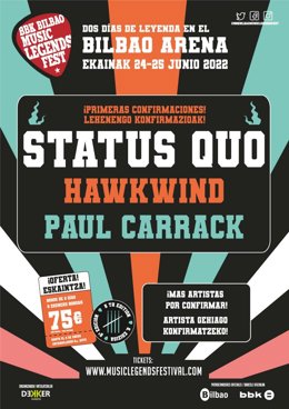 Cartel del BBK Bilbao Music Legends Festival 2022