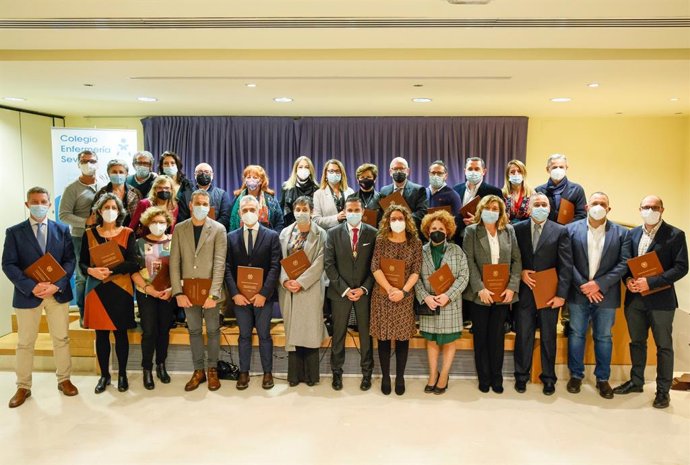 Nueva directiva del Colegio de Enfermería de Sevilla