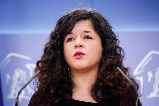 La portavoz adjunta de Unidas Podemos en el Congreso, Sofía Fernández Castañón. 