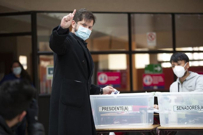 Gabriel Boric, candidato a la Presidencia de Chile.