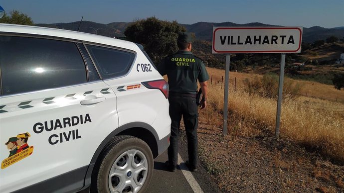 Guardia Civil en Villaharta.